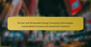 Persian Gulf Renewable Energy: Emerging Technologies, Sustainability Practices and Investment Potential